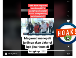 Hoaks Megawati-Hary Tanoe Kunjungi KPK Usai Penahanan Hasto, Faktanya?