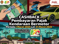 Warga Jogja Beruntung! Bayar Pajak Kendaraan Bulan Ini, Dapat Cashback