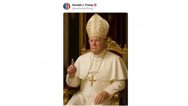 Foto AI Trump Jadi Paus: Kritik Menggelegar Dunia